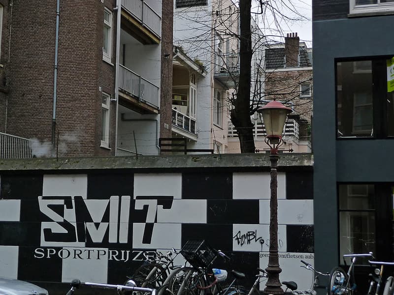 Amsterdam, balconies, blocks