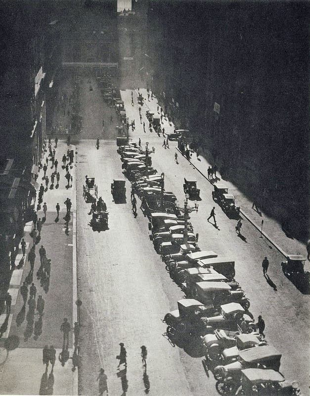 City shadows