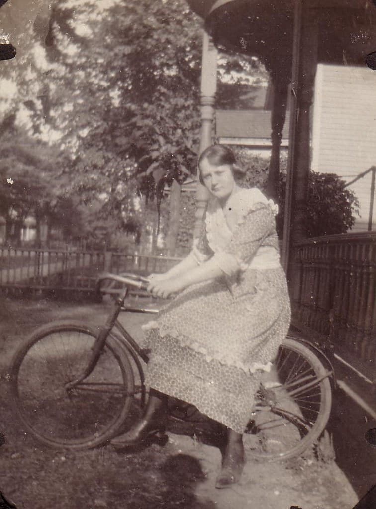Circa 1919 Bicycle Rider