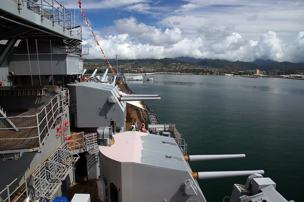 USS Missouri. Pearl Harbour.