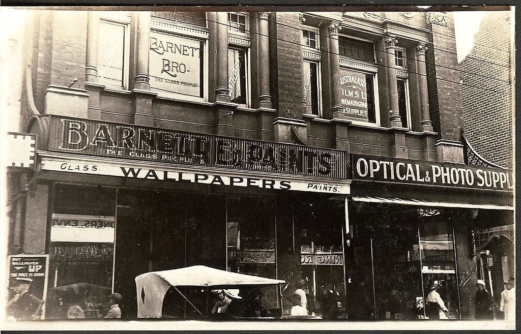 Shop fronts in Perth, Western Australia - circa 1910