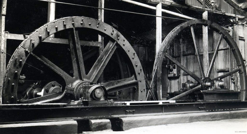 Roslyn Cable Car Power House Wheel