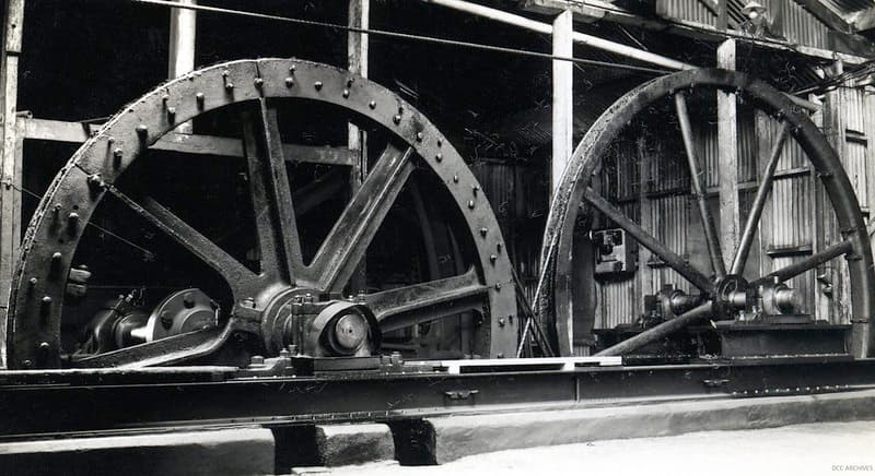 Roslyn Cable Car Power House Wheel