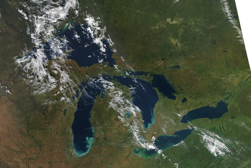 MODIS satellite image