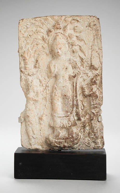 Votive Tablet with Buddha Shakyamuni LACMA M.87.278.19