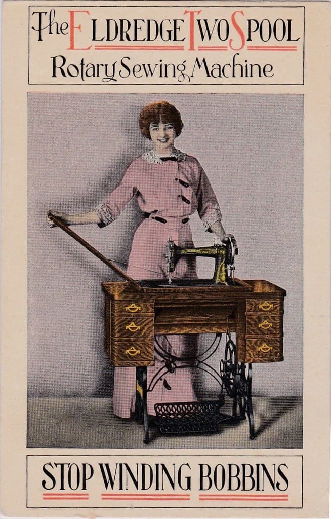The Eldredge Two Spool Rotary Sewing Machine