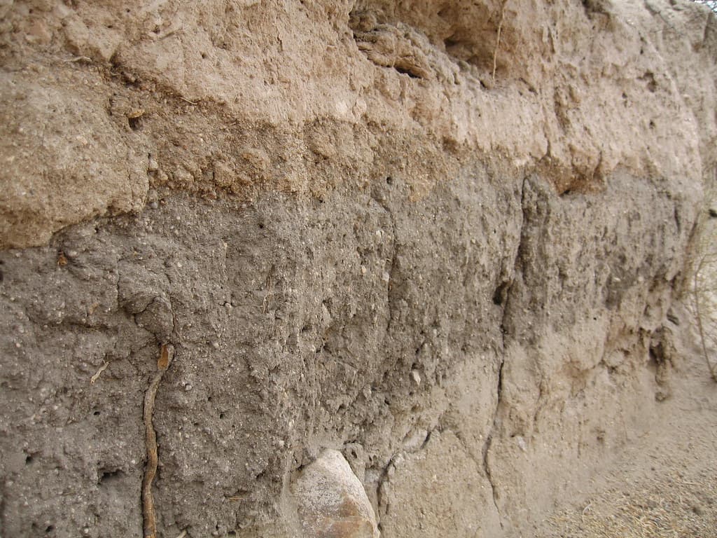 Soil stratigraphy near Desert Queen Ranch