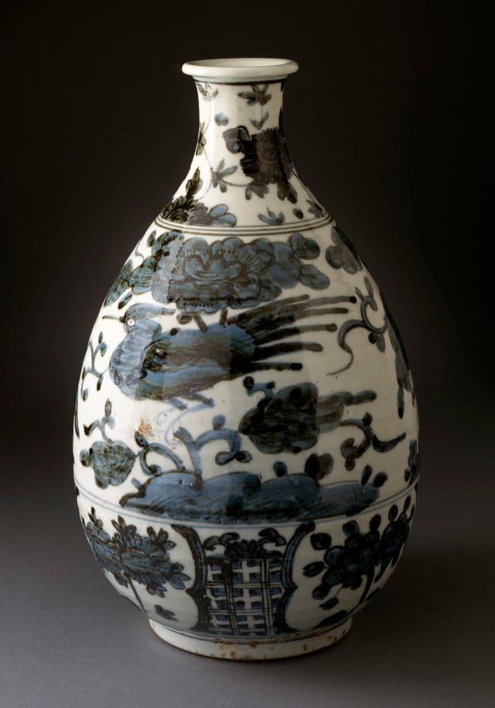 Vase (Ping) with Birds and Flowers LACMA M.82.147