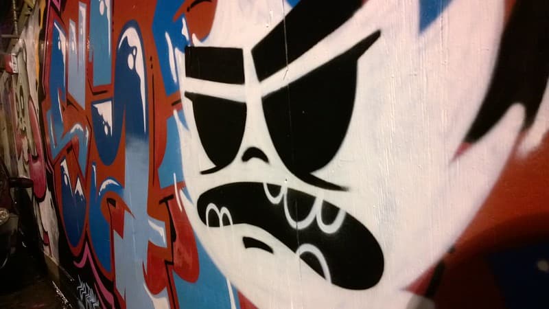 More graffiti in London
