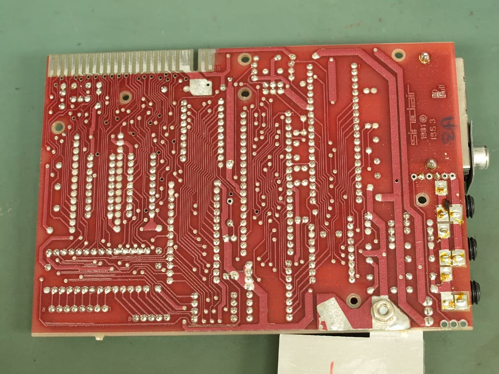 ZX81 Computer Teardown PCB