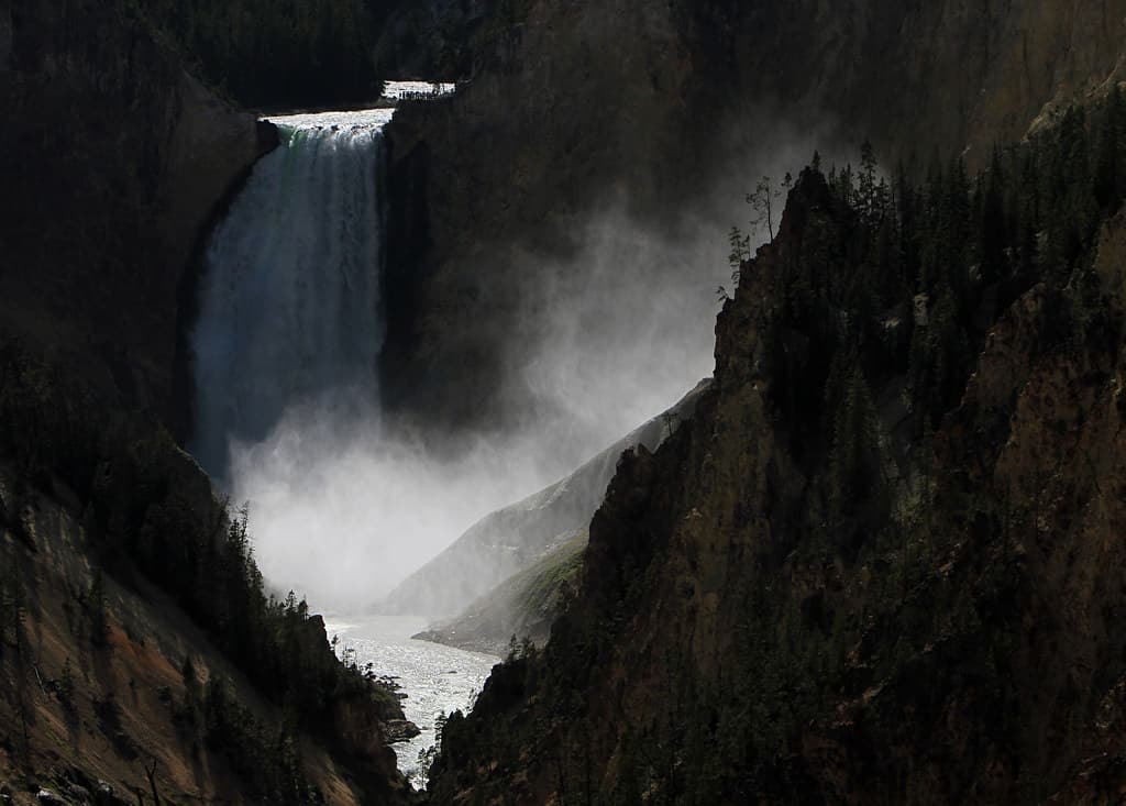 Waterfalls, yellowstone