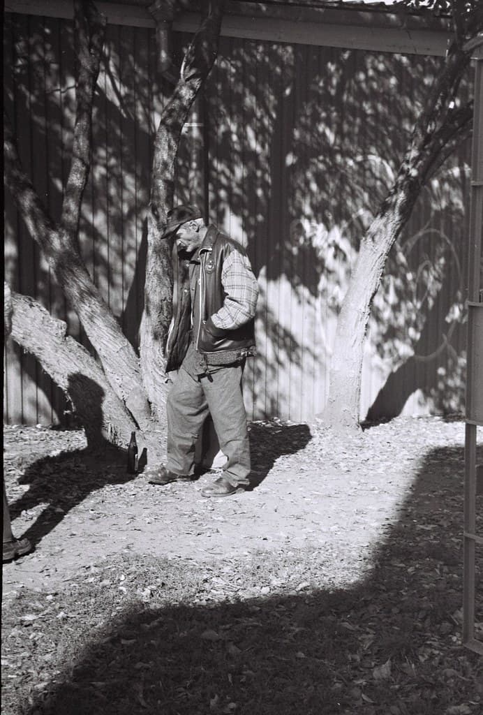 Kiev 4 - Old Man, Light and Shadows
