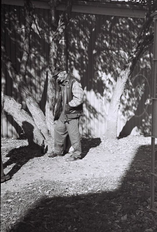 Kiev 4 - Old Man, Light and Shadows