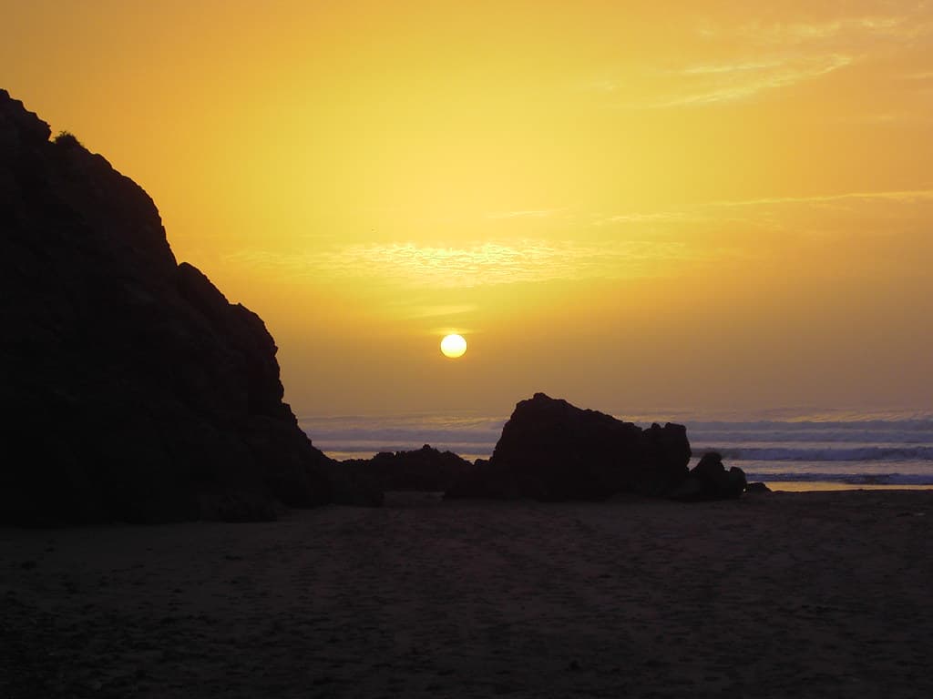 Sunset at the beach