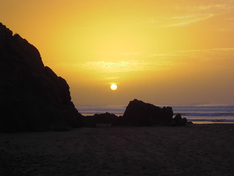 Sunset at the beach
