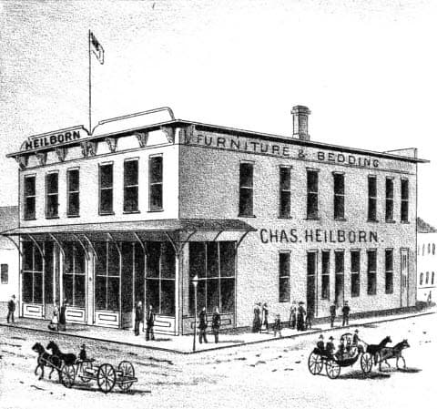 Astoria Business Buildings - Chas. Heilborn Furniture & Bedding