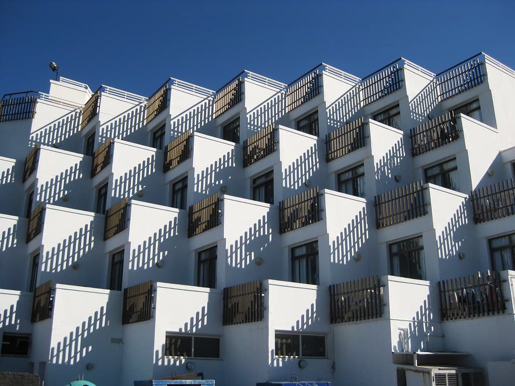 Apartment Building Balconies