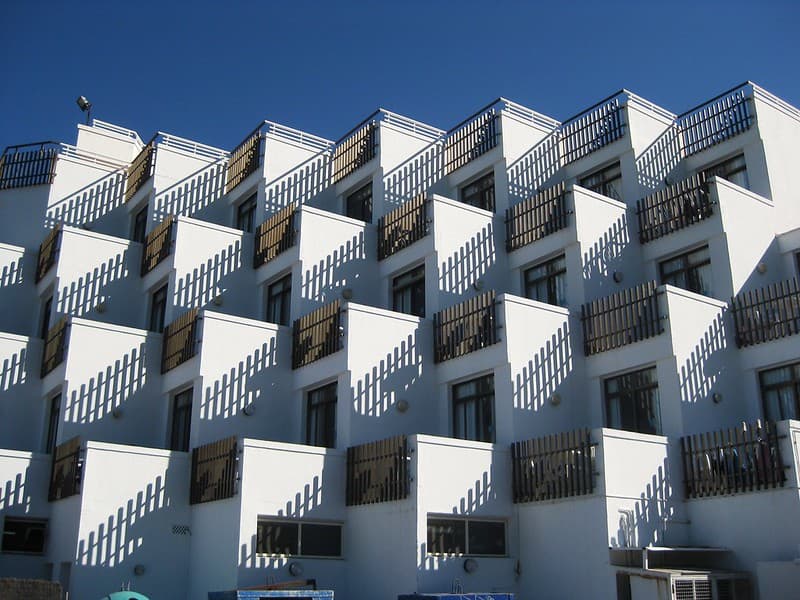 Apartment Building Balconies