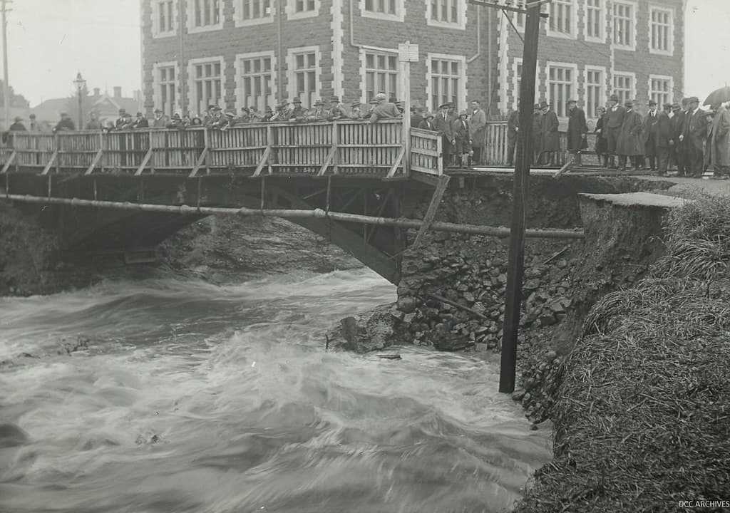 Dunedin, flood, historic