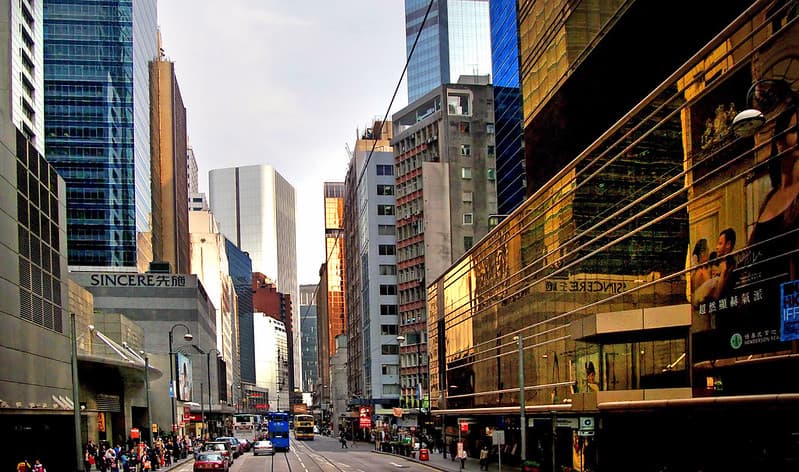 City Canyon Hong Kong.
