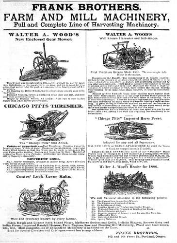 Frank Brothers Farm and Mill Machinery