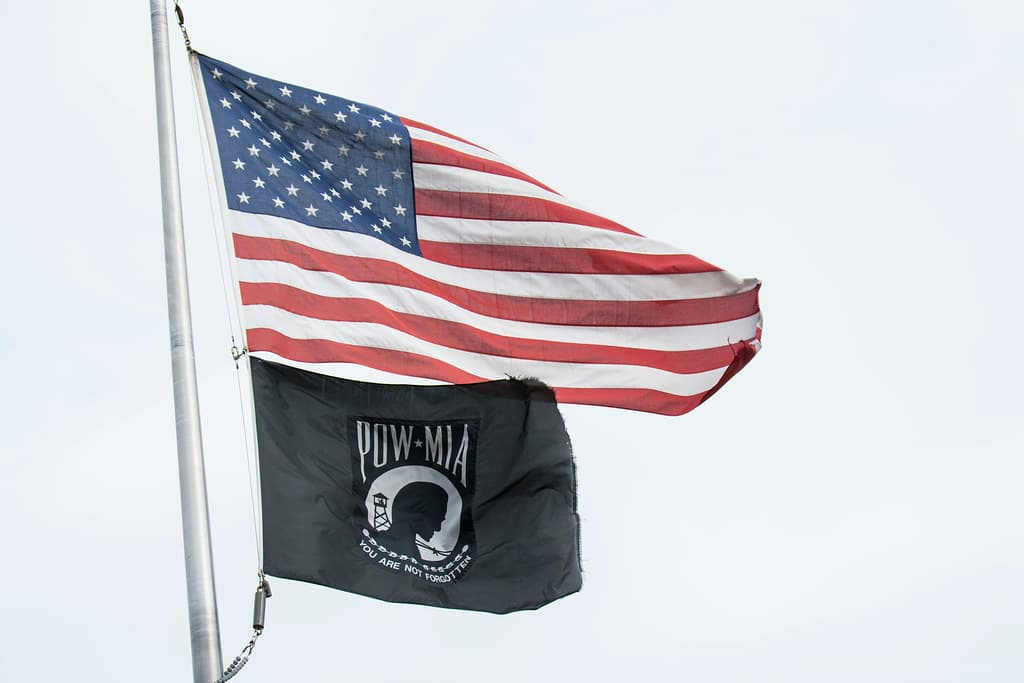 Army Reserve troops retire flag at Argonne National Laboratory