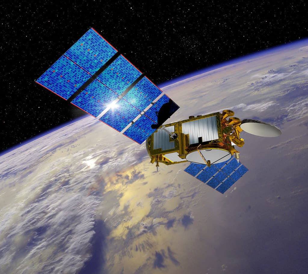 Jason-3 Satellite Rendering