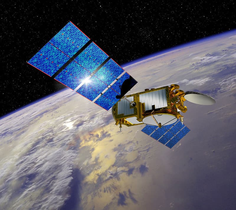 Jason-3 Satellite Rendering
