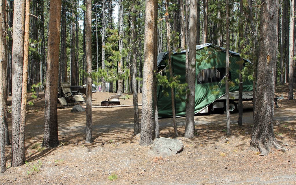 Canyon Campground site