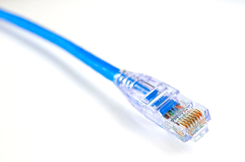 Blue Ethernet Cable