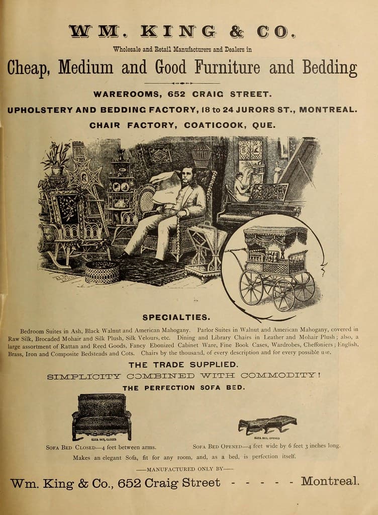 William King & Co., Cheap, Medium and Good Furniture and Bedding