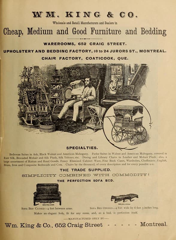 William King & Co., Cheap, Medium and Good Furniture and Bedding