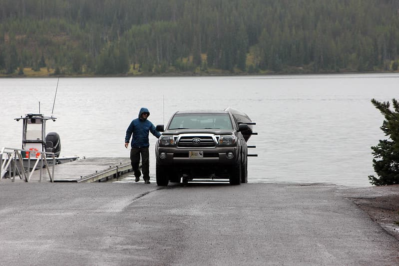 Lewis Lake boat ramp