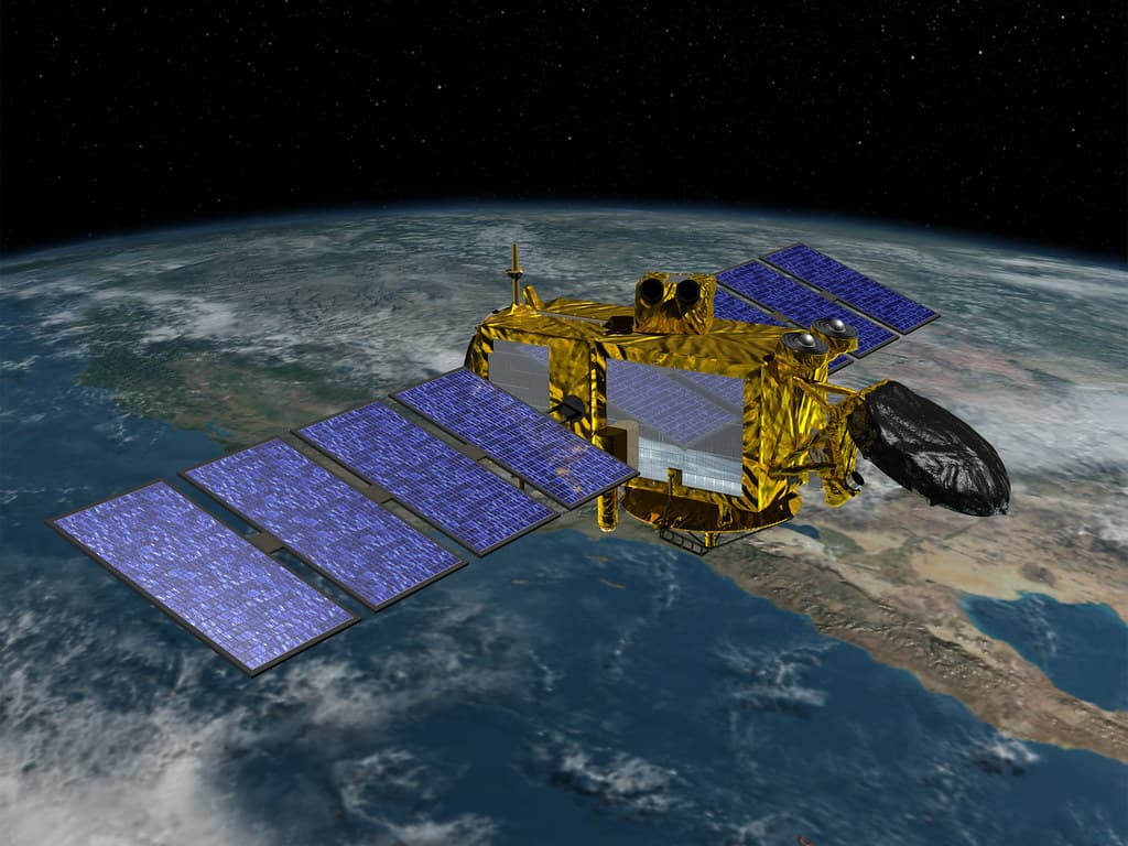 Jason-3 Satellite Rendering