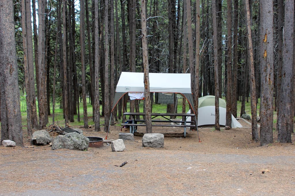 Canyon Campground site