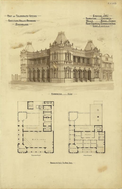 Post & Telegraph Office, Fortitude Valley, Brisbane
