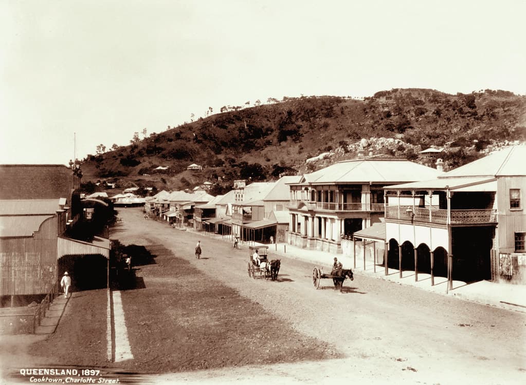 Charlotte Street, Cooktown, 1897