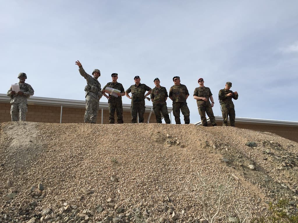 German Army Training Command visits National Training Center