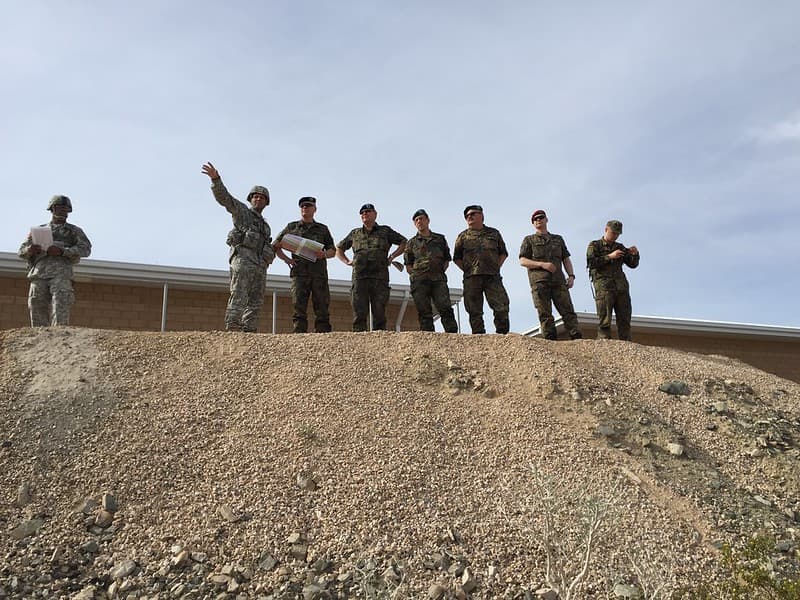 German Army Training Command visits National Training Center
