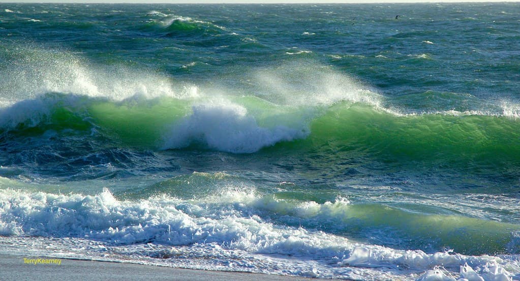 Atlantic from the mouth of the Douro River