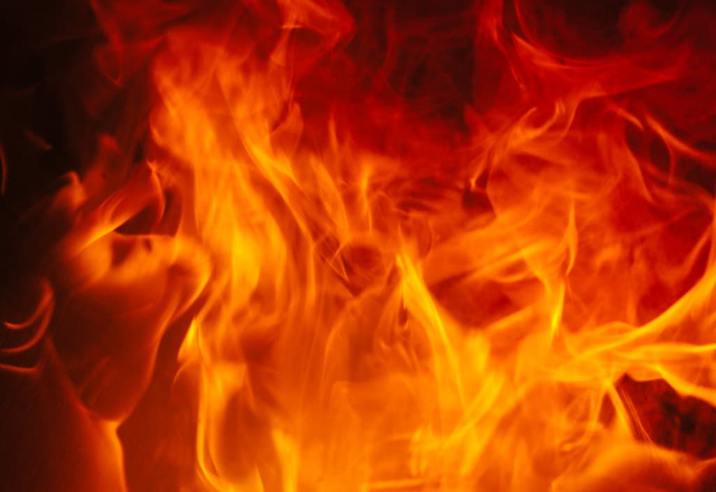 Burning Fire Background Texture