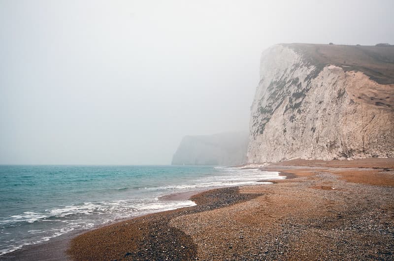 Ocean Beach with Cliffs