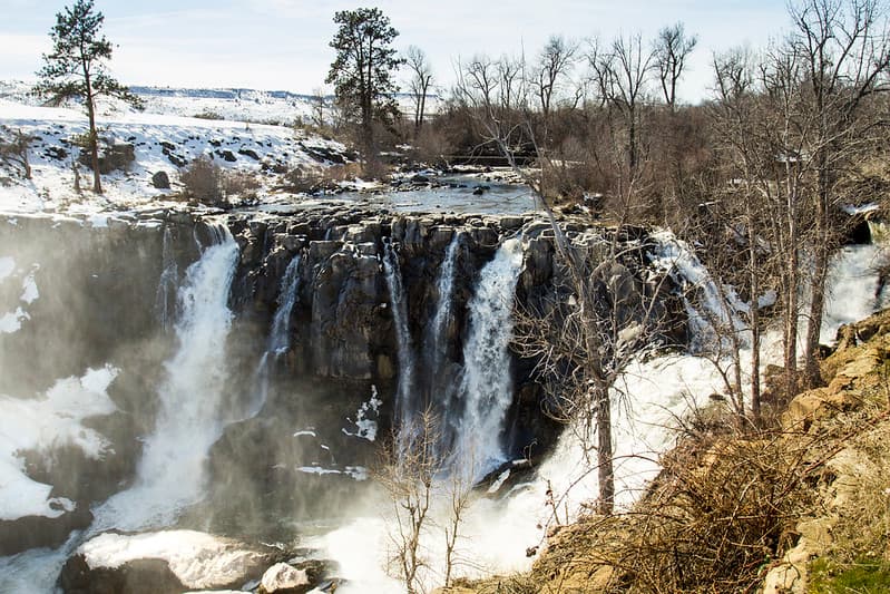 White River and White Falls, Oregon