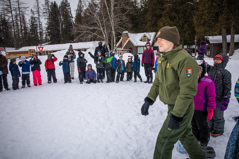 Students take a field trip to Glacier National Park