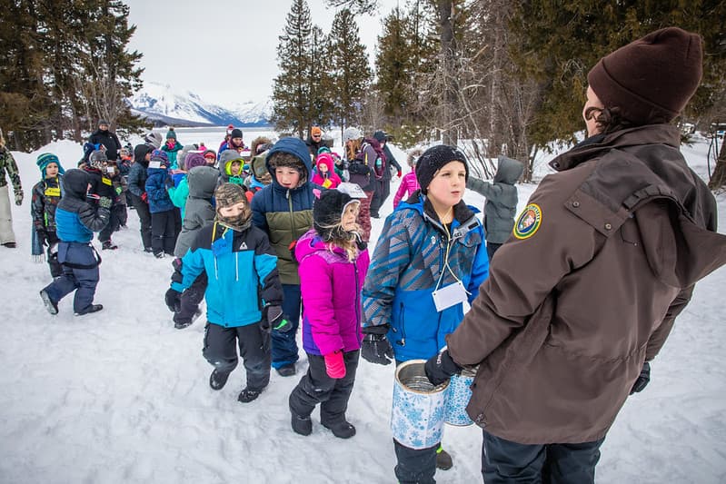 Students take a field trip to Glacier National Park