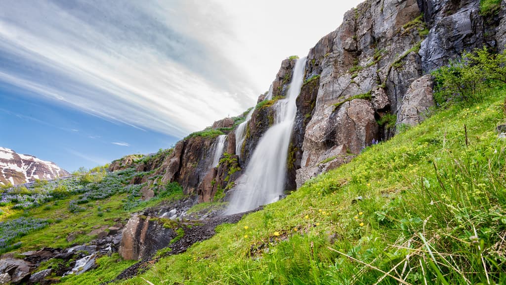 Icelandic waterfall