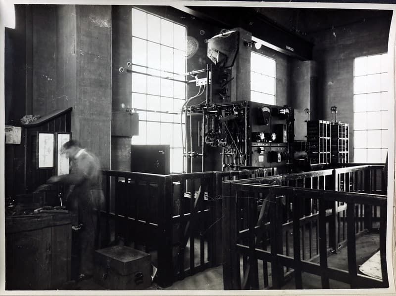 Archives, blackandwhite, controlroom