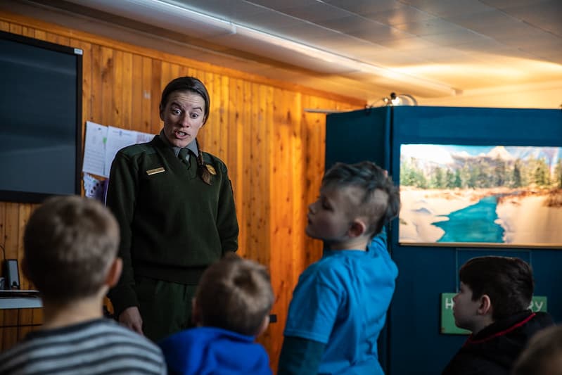 Students take a field trip to Glacier National Park