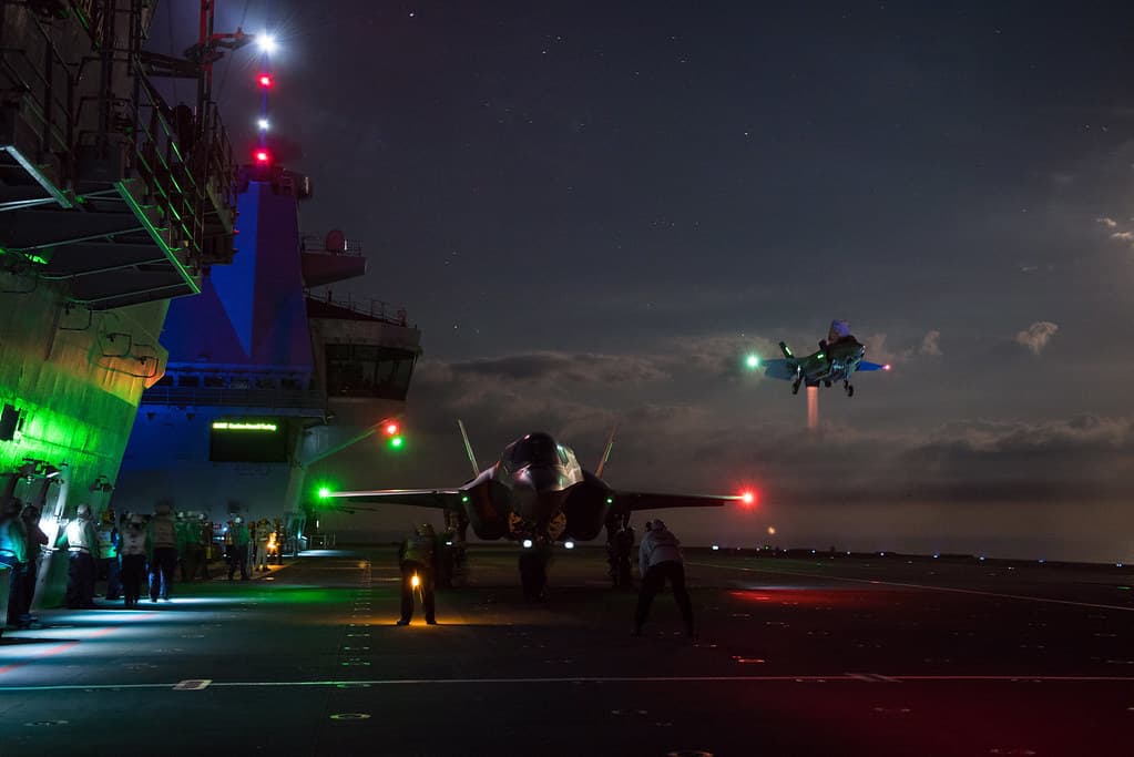 Royal navy aircraft carrier HMS Queen Elizabeth (R08) operations.
