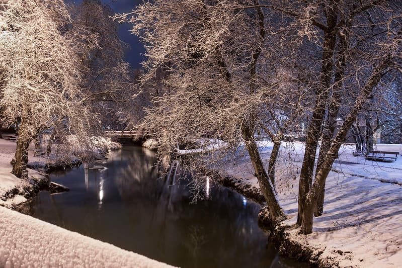 Snow in the Willamette Valley, Oregon